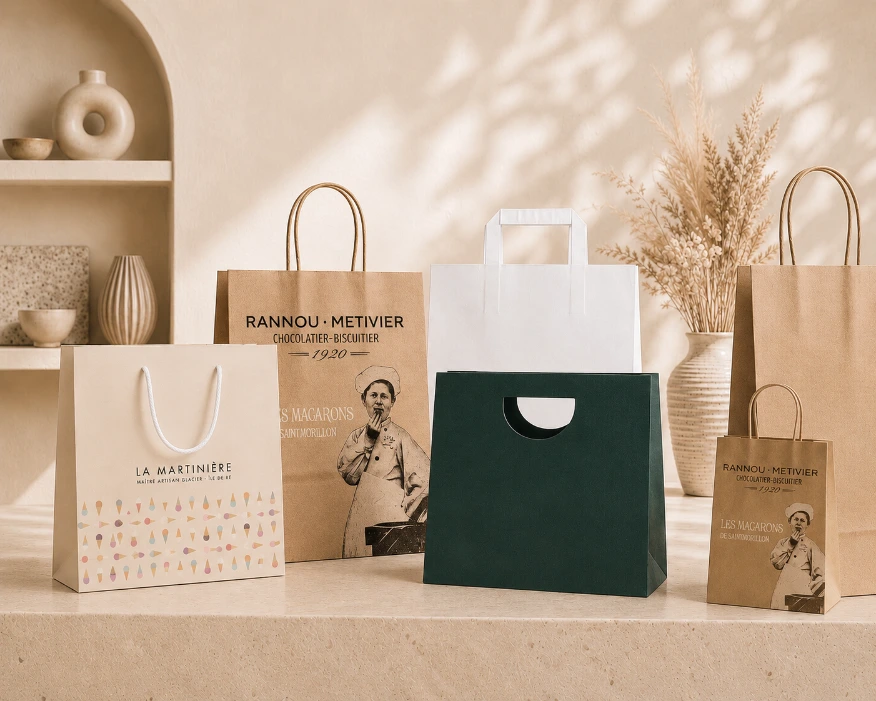Ensemble de sacs pour packaging premium